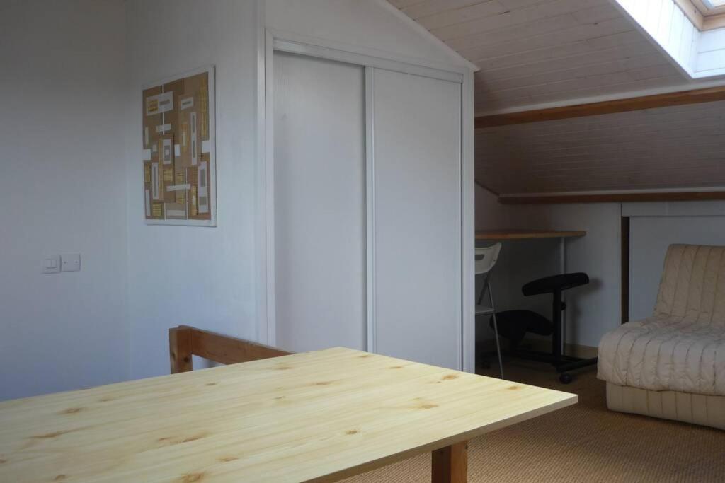 T1 bis duplex à 2 pas de la plage à Larmor-Plage Apartamento Exterior foto